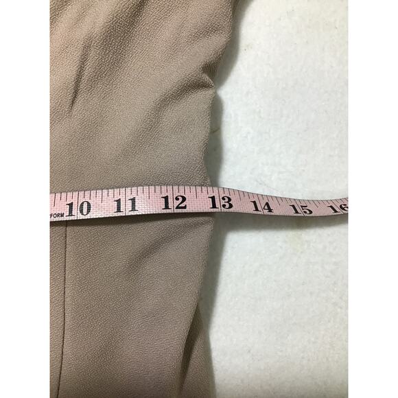 BIRDY GREY SZ S Taupe Cowl Sleeveless Crepe Ash Formal Party Maxi Dress NWT b109 - Picture 6 of 10